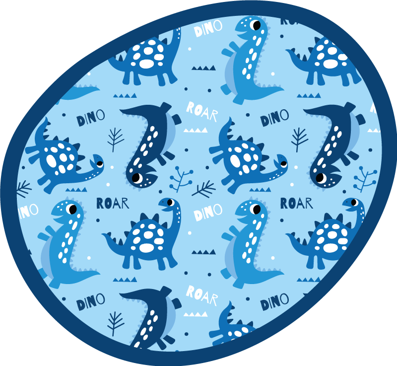 乙烯基地毯 恐龙游乐圈 - TenStickers