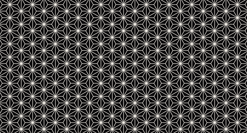 乙烯基地毯几何 不对称星爆 - TenStickers