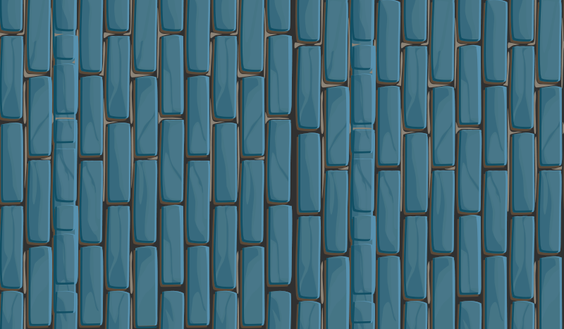 乙烯基地毯 砖纹 - TenStickers