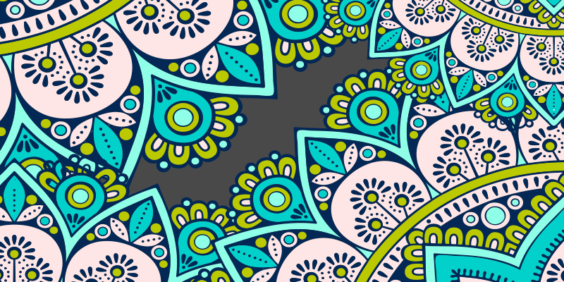 乙烯基地毯生动植物图案 - TenStickers