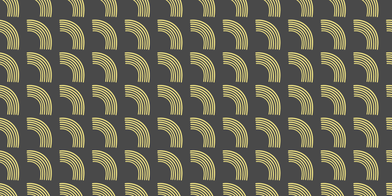 乙烯基地毯条纹 几何弧形图案 - TenStickers