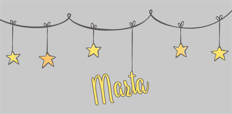 乙烯基地毯名称 定制星空 - TenStickers