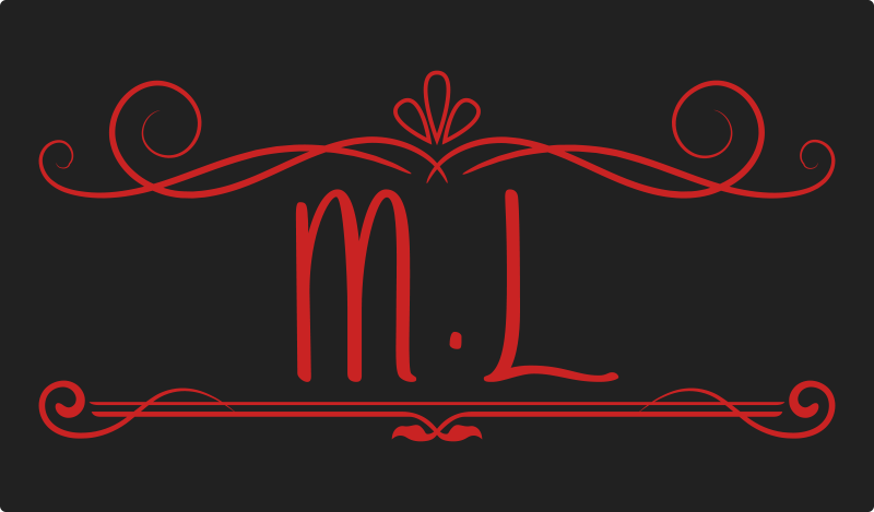 乙烯基地毯名称 字母优雅 - TenStickers