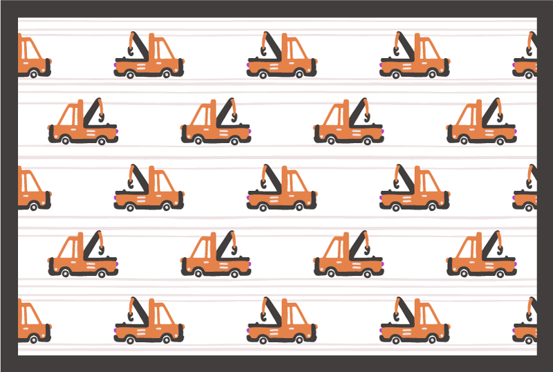 乙烯基地毯 玩具鹤图案 - TenStickers