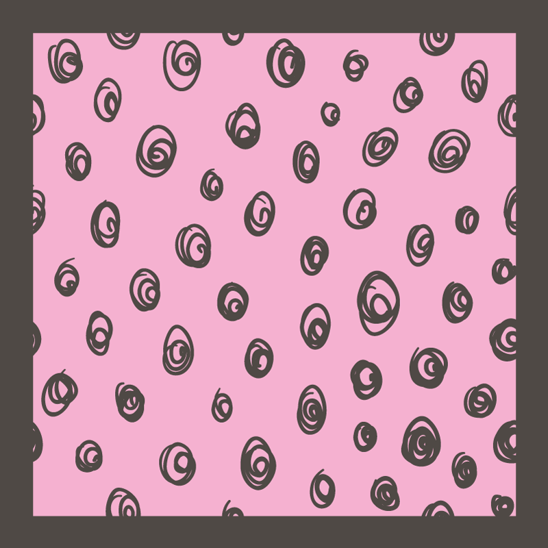 卧室乙烯基地毯 螺旋图案装饰 - TenStickers