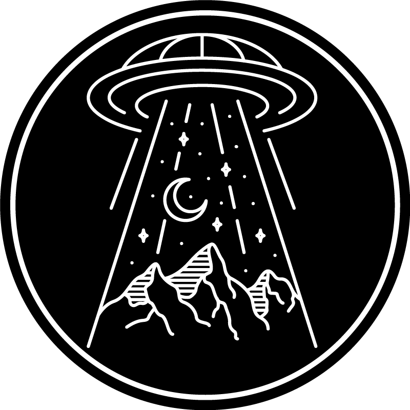 乙烯基地毯 儿童 外星探险主题 - TenStickers