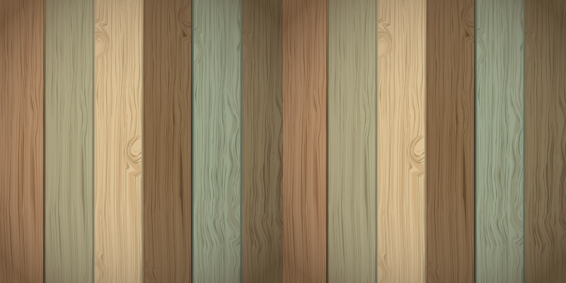 乙烯基地毯木纹 多彩木板 - TenStickers
