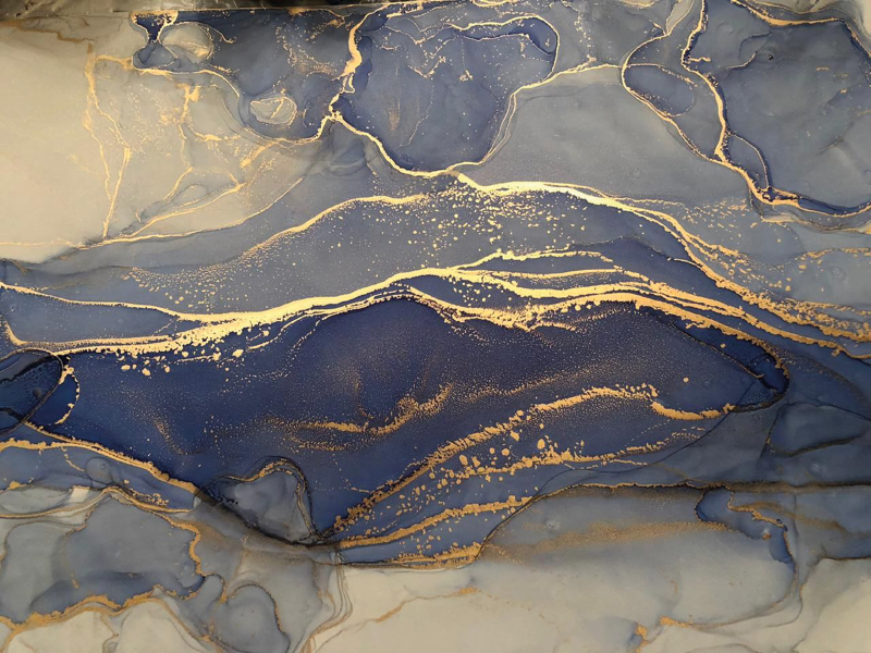 大理石乙烯基地毯优雅经典纹理 - TenStickers