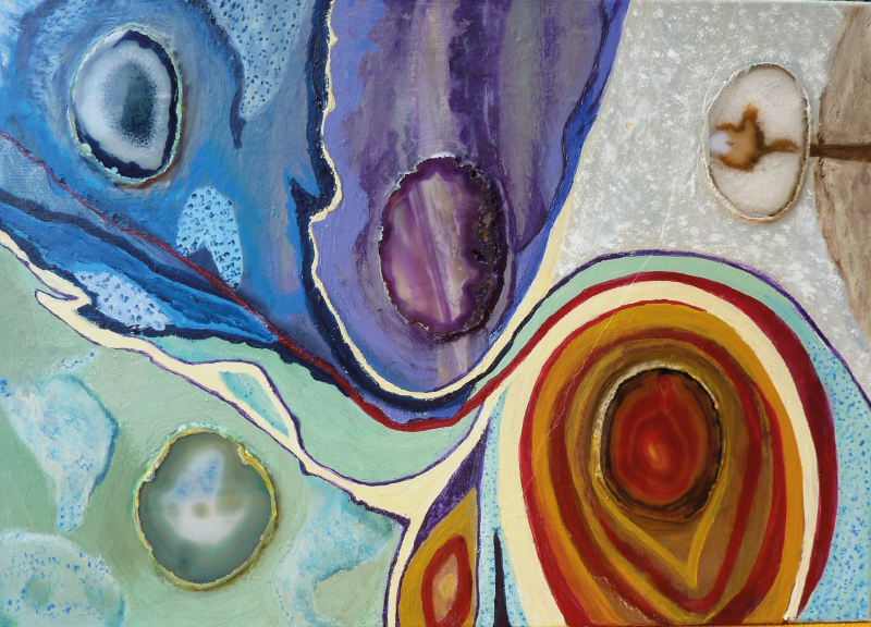 大理石乙烯基地毯色彩缤纷的漩涡 - TenStickers