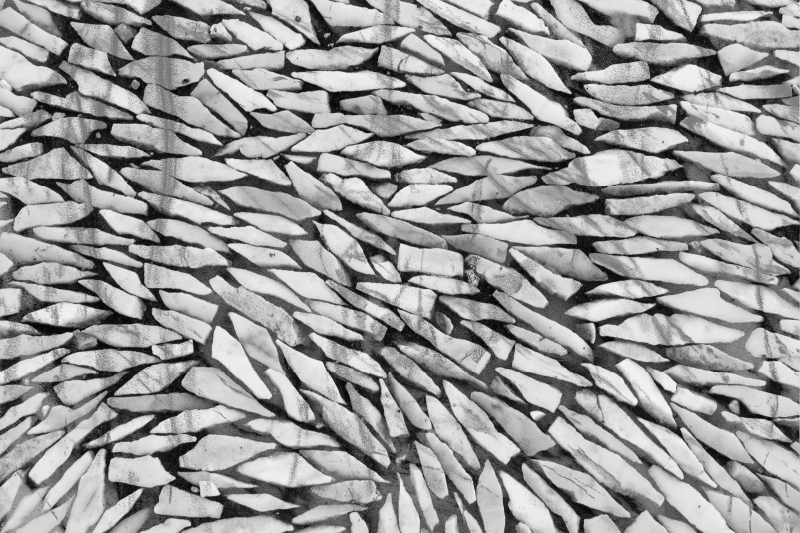 乙烯基地毯 石头效果 灰色真实纹理 - TenStickers