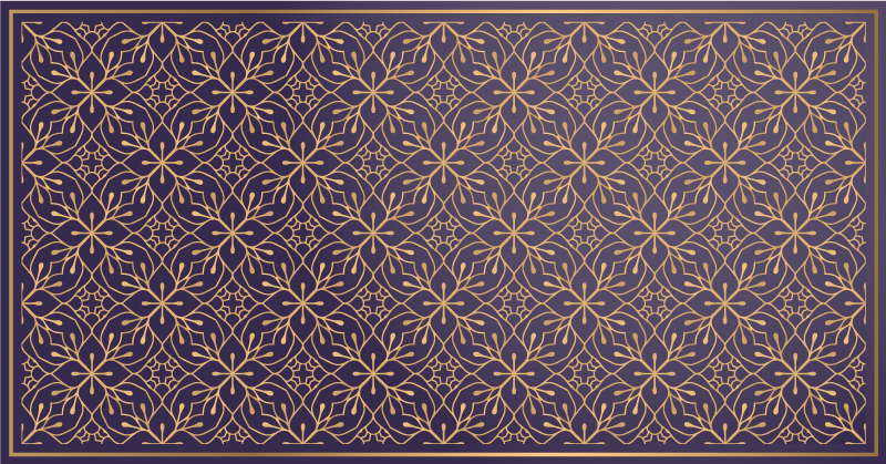 复古风格复古地毯 - TenStickers