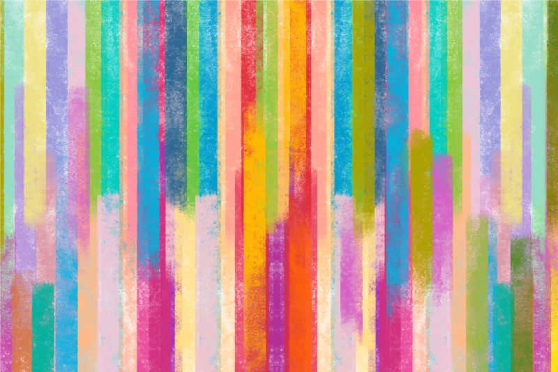 乙烯基地毯木纹生动条纹图案 - TenStickers