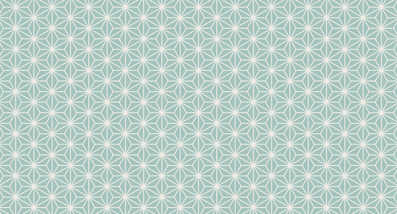 乙烯基地毯几何绿色星爆 - TenStickers