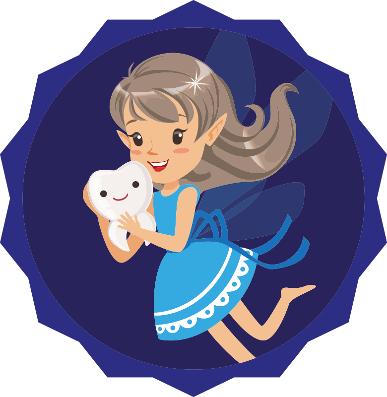 乙烯基地毯 儿童 牙仙冒险 - TenStickers