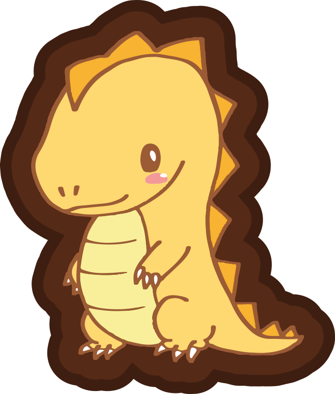 乙烯基地毯 儿童 可爱恐龙图案 - TenStickers