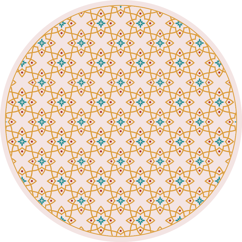 乙烯基厨房地毯生动马赛克排列 - TenStickers