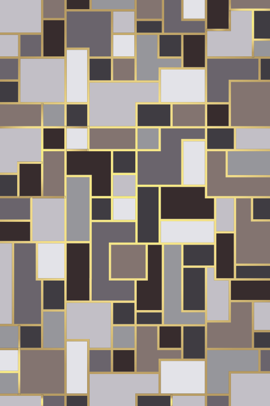 乙烯基地毯 石头效果 抛光灰色设计 - TenStickers