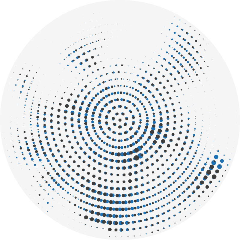 乙烯基地毯几何圆点图案 - TenStickers