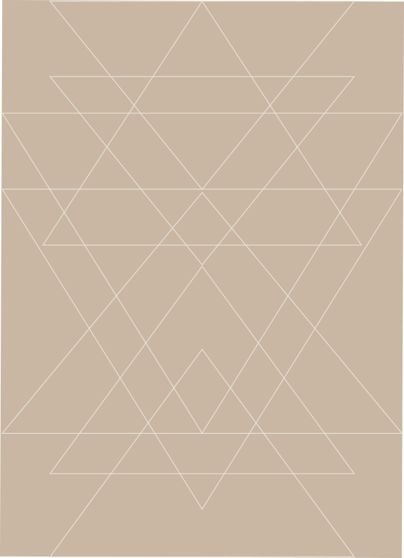 乙烯基地毯几何图案垫 - TenStickers