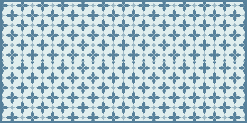 乙烯基地毯展现永恒植物图案 - TenStickers