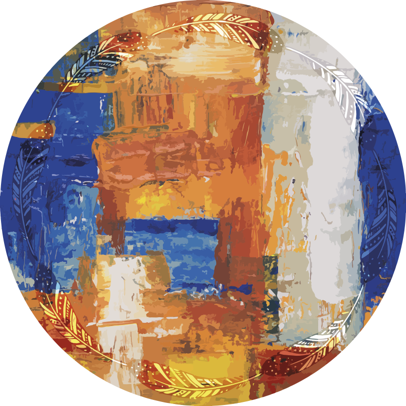 极简主义抽象色彩融合 - TenStickers