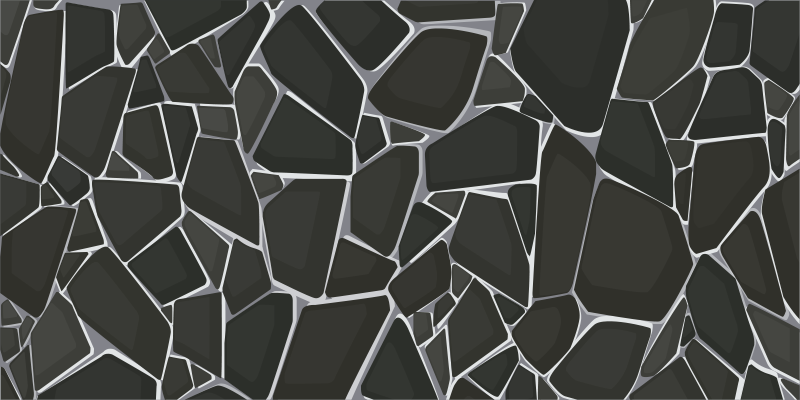 乙烯基地毯 石头效果 优雅卵石图案 - TenStickers