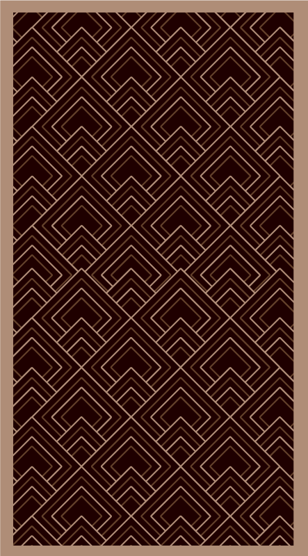 卧室乙烯基地毯黑色组合款 - TenStickers