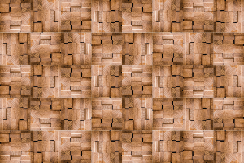 乙烯基地毯木纹自然纹理设计 - TenStickers