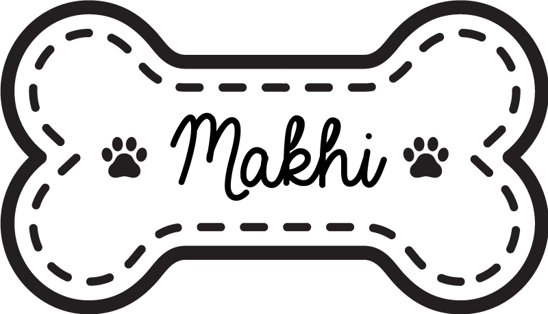 乙烯基地毯名称狗骨头形状 - TenStickers