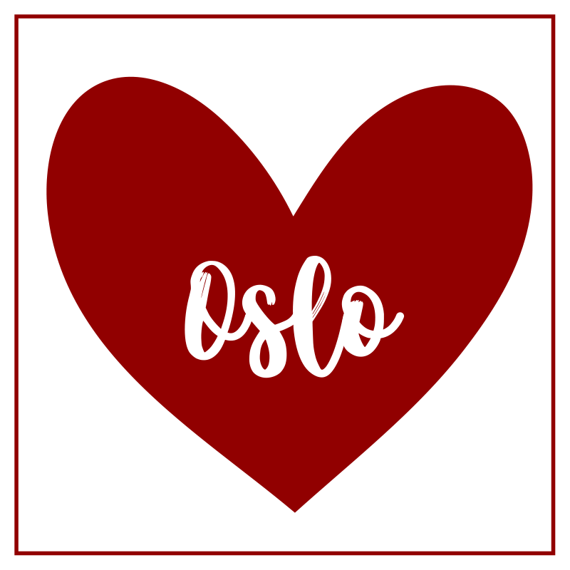 乙烯基地毯与短语心灵奥斯陆 - TenStickers