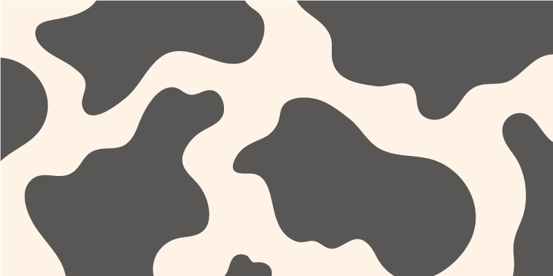 乙烯基地毯动物印花经典牛皮 - TenStickers