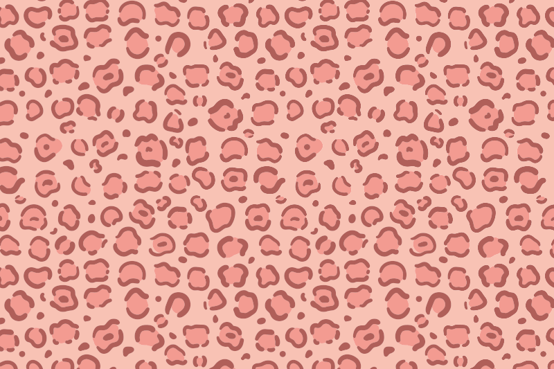 乙烯基地毯动物印花豹点图案 - TenStickers