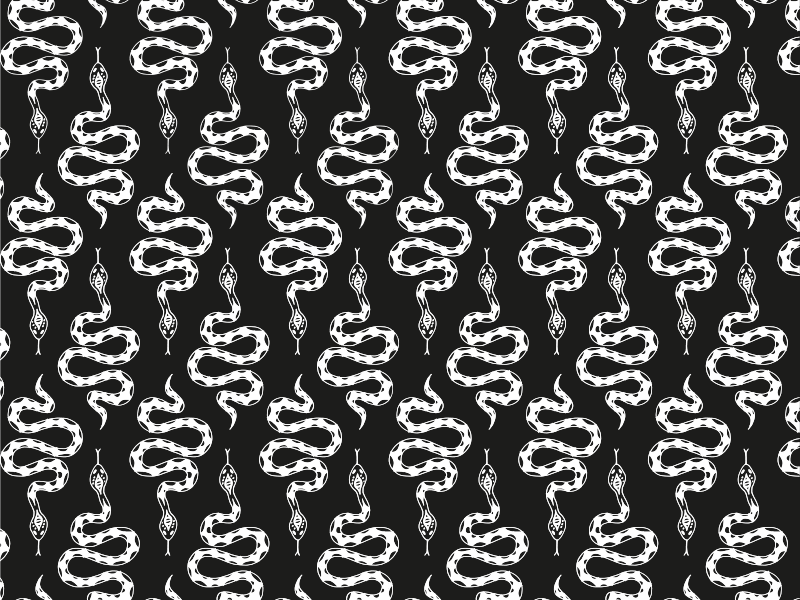 乙烯基地毯动物时尚蛇纹设计 - TenStickers