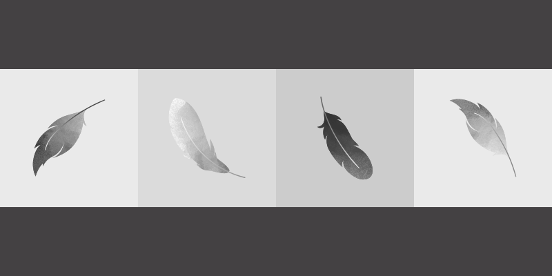 乙烯基地毯动物展现轻羽简约风格 - TenStickers