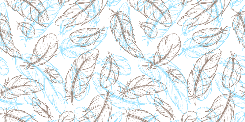 乙烯基地毯入口大厅自然灵感叶子 - TenStickers