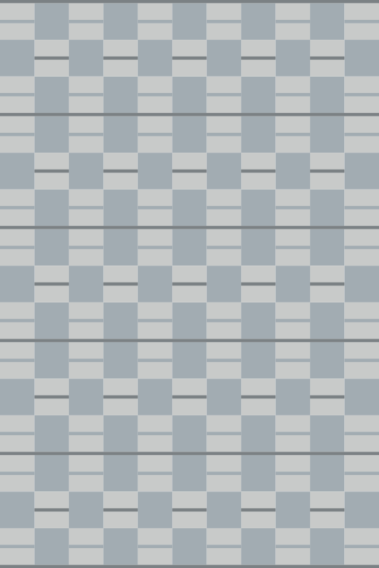 乙烯基地毯客厅灰色图案方块 - TenStickers