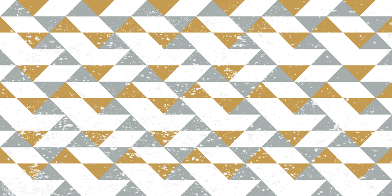 乙烯基地毯几何对角三角形图案 - TenStickers