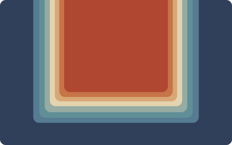 乙烯基地毯色彩斑斓的层叠条纹 - TenStickers