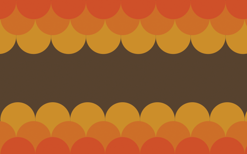 乙烯基复古地毯复古波浪条纹 - TenStickers