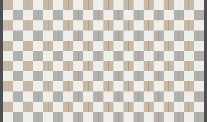 乙烯基地毯几何棋盘图案 - TenStickers