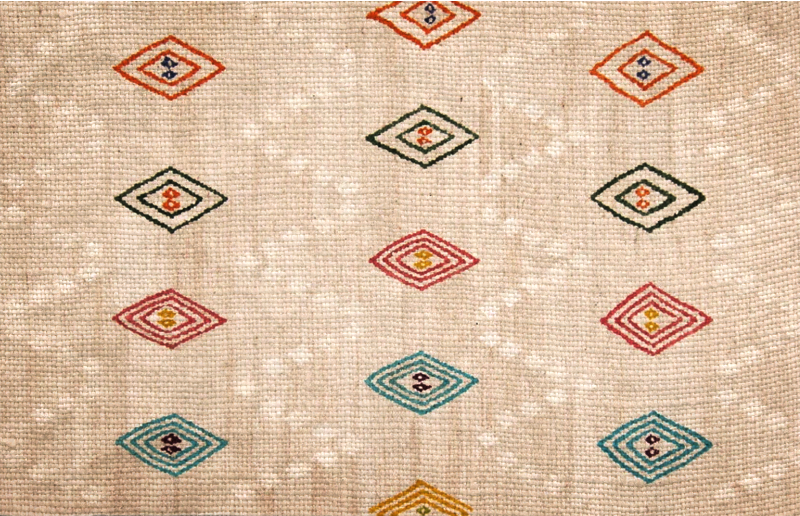 乙烯基地毯生动的钻石图案 - TenStickers