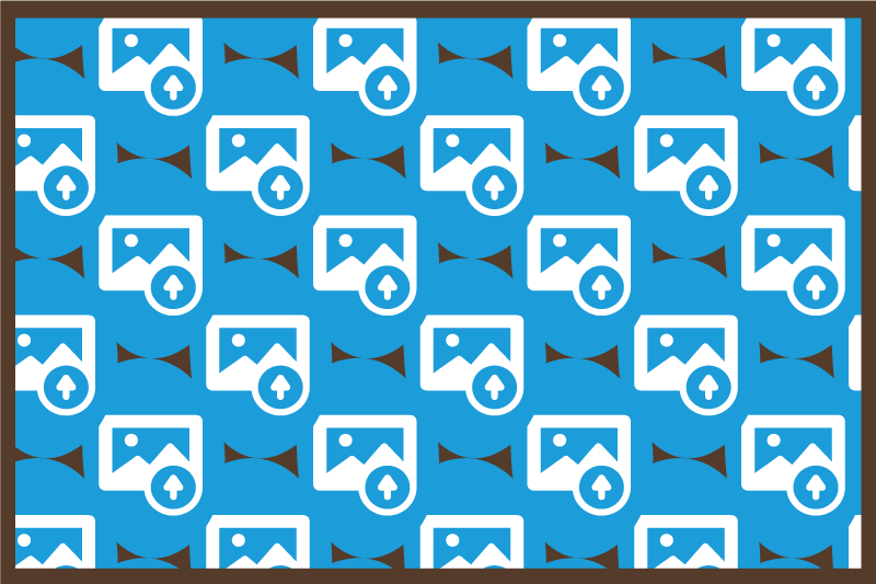 乙烯基地毯名称图案设计 - TenStickers