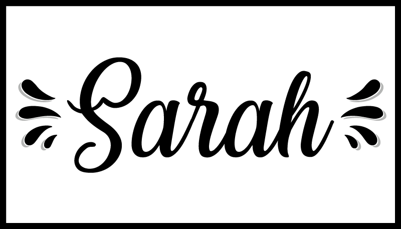 乙烯基地毯客厅黑白经典款 - TenStickers