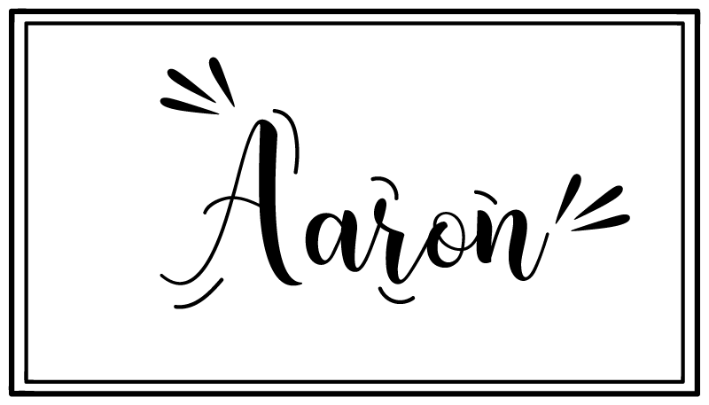 卧室乙烯基地毯简约定制名称 - TenStickers