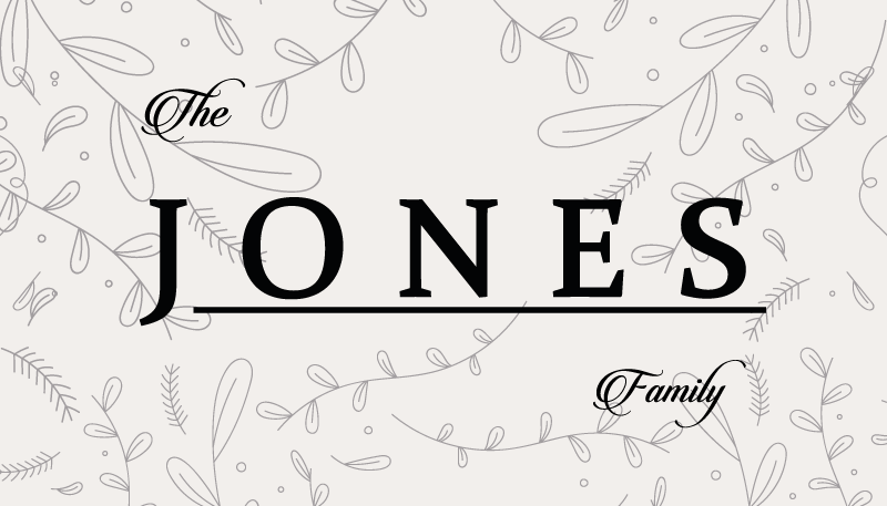 门垫姓氏个性化垫 - TenStickers