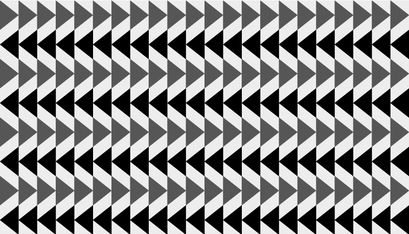 乙烯基地毯几何 灰色三角形图案 - TenStickers