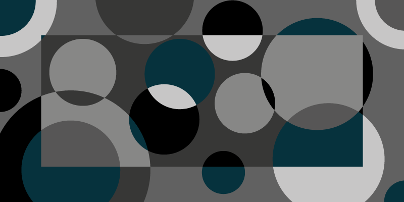 乙烯基地毯客厅圆形灰色图案 - TenStickers