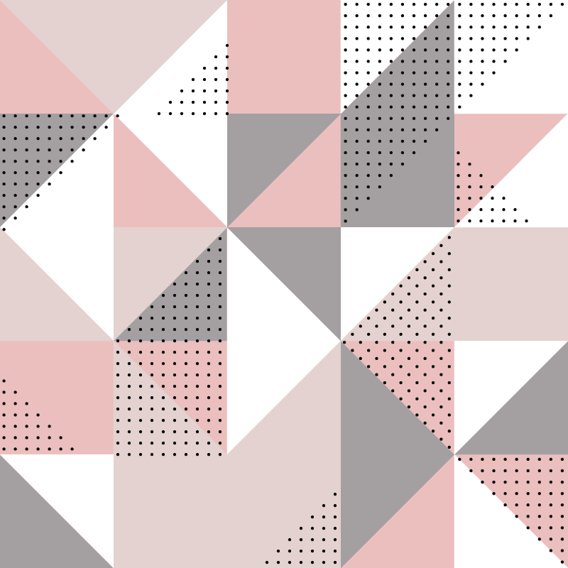 乙烯基地毯几何三角形彩色分段 - TenStickers