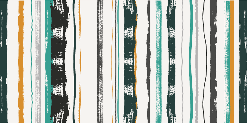 乙烯基地毯条纹引人注目的线性图案 - TenStickers