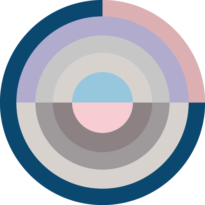 乙烯基地毯圆形色彩调色板 - TenStickers